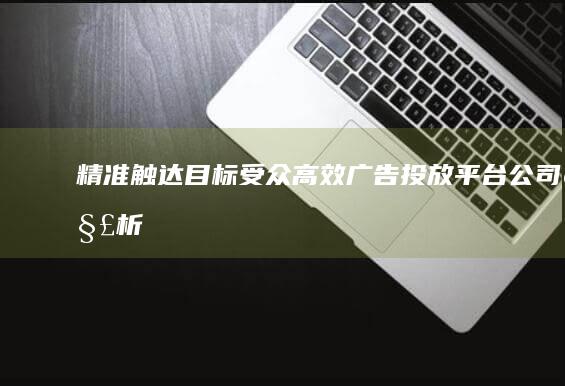 精准触达目标受众：高效广告投放平台公司解析